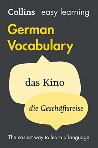 Image of Easy Learning German Vocabulary: Trusted support for learning (Collins Easy Learning)