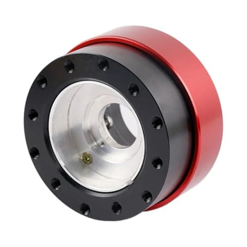 Image of GARYBCD Simulator Racing Game Steering Wheel Quick Release Adapter for SIMAGIC M10 A MOZA R21 R16 R9 R5 Euro Truck(Red)(Red)
