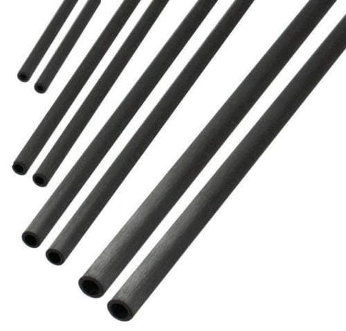 Image of UD 5 x OD 6mm x ID 4mm x 1000mm (1 M) 100% UD Carbon Fiber Tube (Pultruded)
