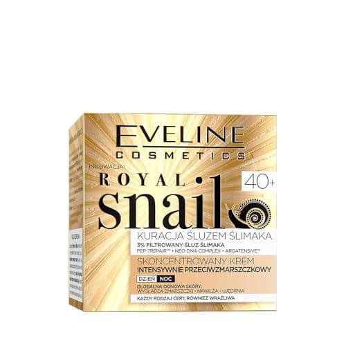 Image of Eveline Cosmetics Royal Snail Royal Snail Concentrated Anti-Wrinkle Cream 40+ with Neo-DNA & PEP-7REPAIR™, 50ml