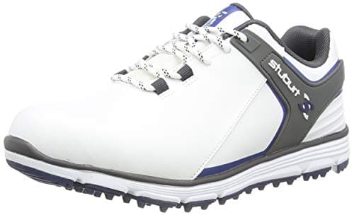 Image of Stuburt Golf SBSHU1128 Evolve 3.0 Spikeless Waterproof Golf Shoes, White, 7.5