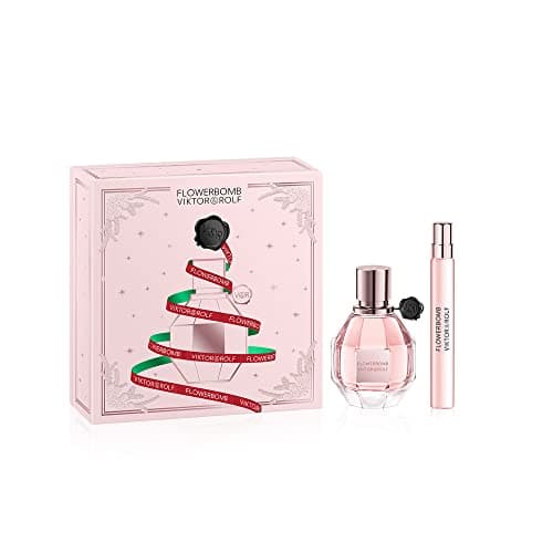 Image of Viktor & Rolf Flowerbomb Eau de Parfum 50ml Gift Set 2022 (Contains 50ml EDP & 10ml Travel Spray)