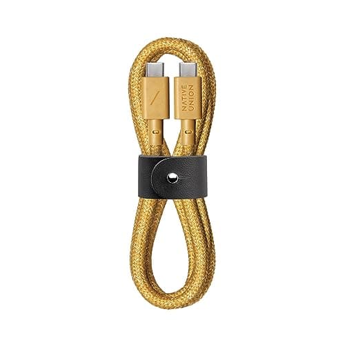 Image of Native Union Type-C Belt Cable - 1.2m Ultra-Strong USB-C to USB-C Charging Cable for iPhone 17/17 Pro/17e, iPhone Air, iPad Pro/Air (M4), MacBook Air (M5), Galaxy S26/S25, Flip/Fold 7 (Kraft)