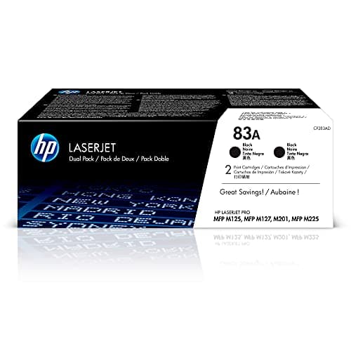Image of HP CF283AD 83A Original LaserJet Toner Cartridges, Black, Multipack