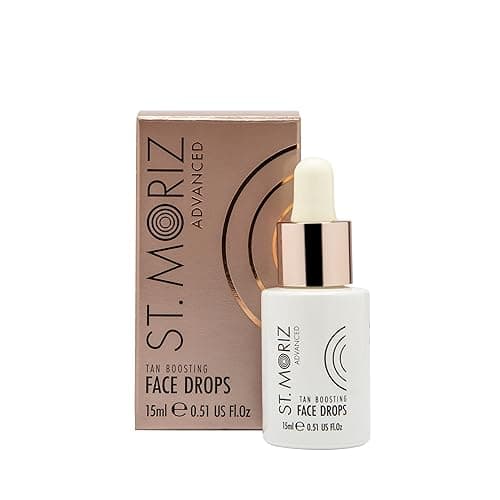 Image of St Moriz Advanced Face Tanning Drops | Add Bronzing Drops to Skin Care for Custom Gradual Face Tan & Sunkissed Glow | With Hydrating Aloe Vera | Dermatologically Tested | Vegan & Cruelty Free | 15ml