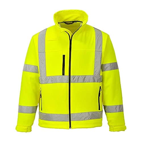 Image of Portwest Hi-Vis Classic Softshell Jacket (3L), Size: XXL, Colour: Yellow, S424YERXXL