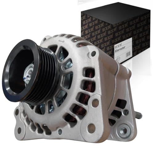 Image of Alternator for VW TRANSPORTER T4 2.5 TDI DIESEL 1998-2003 90amp 6 ribbed pulley,D Shaped 2 Pin plug SXR®