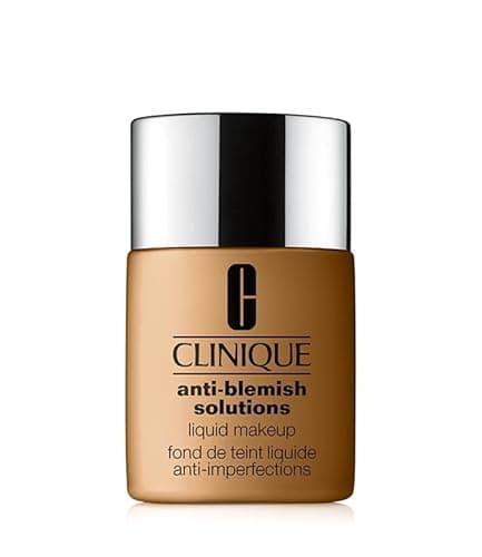Image of Clinique Anti-Blemish Solutions Liquid Foundation Makeup With Salicylic Acid For Dry Combination To Oily Skin Types | Medium Coverage, Natural Matte Finish, 30ml