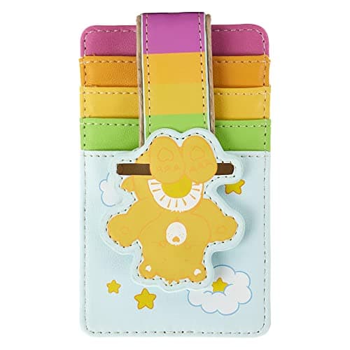 Image of Loungefly Care Bears Funshine Bear Rainbow Swing Card Holder, Multi, Card Holder