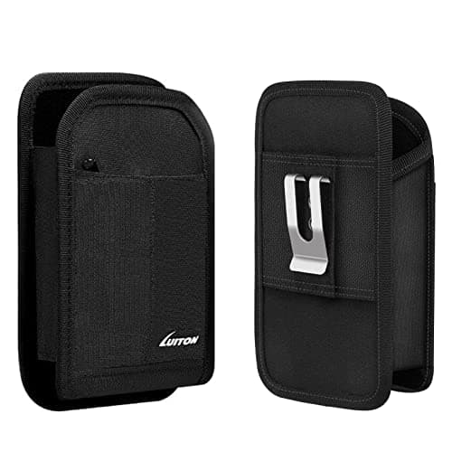 Image of Zebra TC77 TC70 Scanner Holster Carrying Case Pouch Compatible with Zebra TC75x, TC75, TC70x, TC70, TC72, TC77 Handheld Barcode Touch Mobile Computer,Scanner Case Holder with Metal Clip and Belt Loops