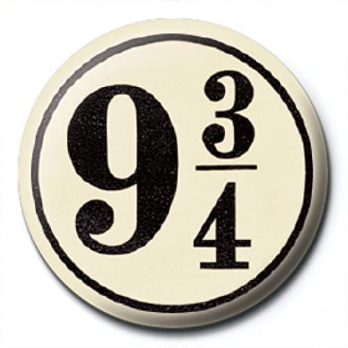 Image of Harry Potter 9 3/4 Badge