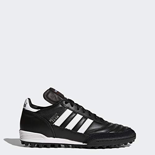 Image of adidas Men's Mundial Team Football Training Shoes, Black Black Running White Ftw Red, 9 UK