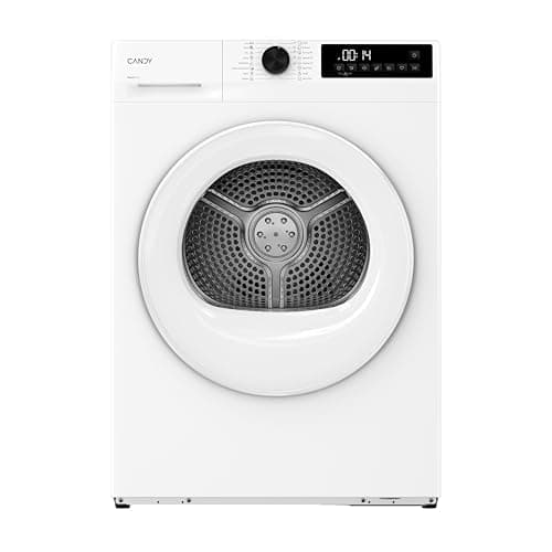 Image of Candy Quick Pro Tumble Dryer, Heat Pump, 10kg, 1400 RPM, A++ Energy Rating 15 Programmes, Rapid Cycles, White/White, 59x60x85 cm - GD 10N1-80