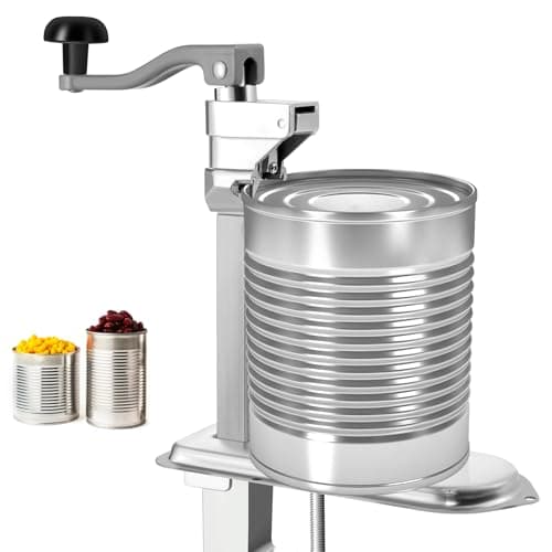 Image of Manual Can Opener Hotel Commercial Tin Opener Countertop Rotary Bottle Opener, Up to 16”/42cm Tall, Adjustable Commercial Tin Opener Heavy Duty Bench Tin Opener for Kitchen