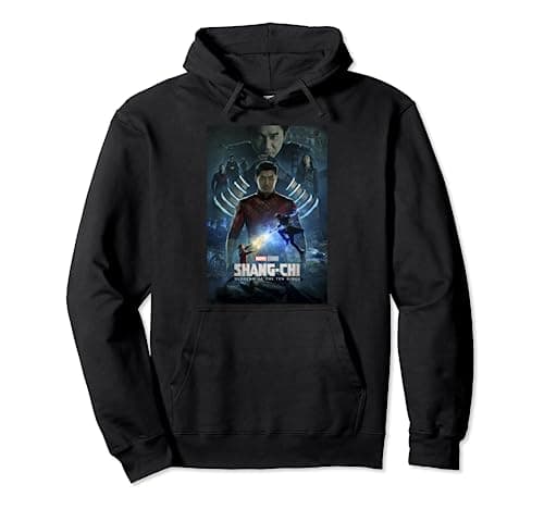 Image of Marvel Shang-Chi Ten Rings Group Shot Poster Pullover Hoodie