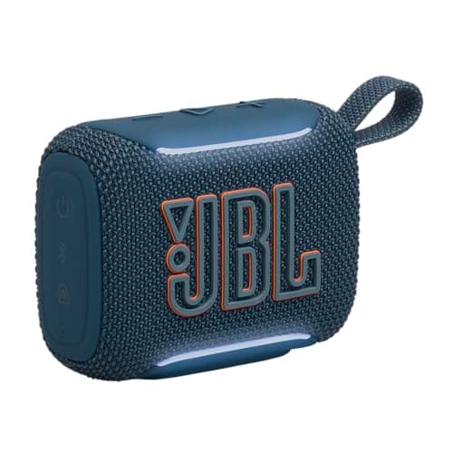 Image of JBL GO 5 Ultra-Portable Bluetooth Speaker with Big JBL Pro Sound and Punchy Bass, AirTouch Pairing, Waterproof Design and 10-Hour Playtime, Blue
