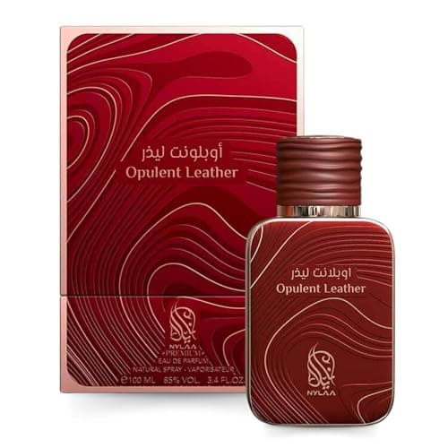 Image of Opulent Leather 100ml Nylaa Perfume for Men and Women- African Leather Eau De Parfum - Patchouli Musk Woody Scent- Unisex Oriental Fragrance