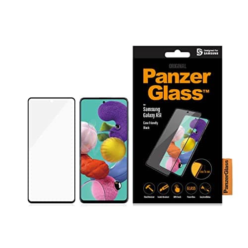 Image of PanzerGlass 7216 Screen Protector Film Transparent/Black for Samsung Galaxy A51