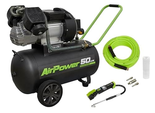 Image of Sealey Air Compressor 50L Direct Drive 3hp & Air Accessory Kit - SAC5030VEKIT