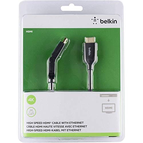 Image of Belkin 2 m High Speed HDMI Cable with Ethernet 2 Meters,Black