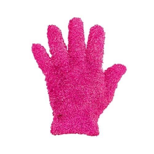 Image of FAIRY TRENDZ Womens Stretchy Warm Feather Gloves Soft Winter Gloves Full Finger Fluffy Thermal Gloves (Pink One Size)