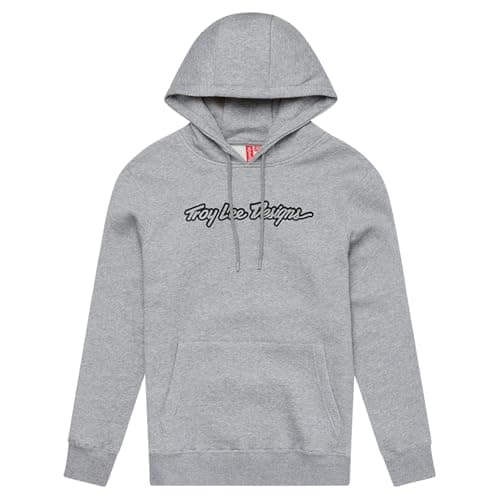Image of Troy Lee Designs Signature Hoodie L Grey