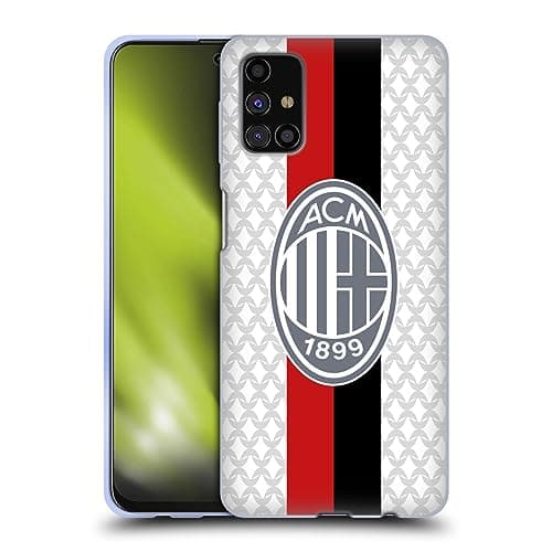 Image of Head Case Designs Officially Licensed AC Milan Away 2023/24 Crest Kit Gel Case [Military Grade Protection] Compatible With Samsung Galaxy M31s (2020)