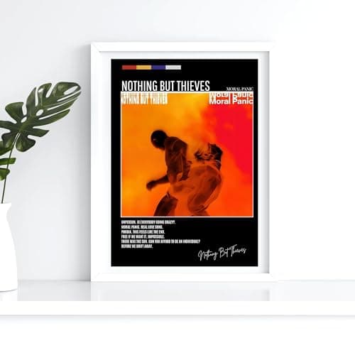 Image of Nothing But Thieves Moral Panic Album Track list Music A4 Wall Art Print – Unframed Poster Concert Festival Glossy Artwork Unique Home Décor Gift Bedroom Mancave Rave.