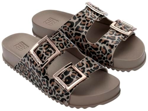 Image of Zaxy Women's Partner New Ad Flip-Flop, Leopard, 4 UK