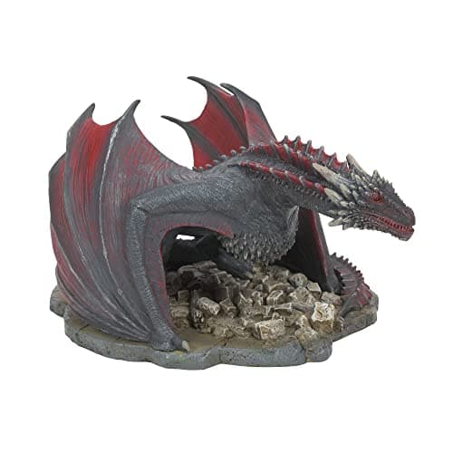 Image of Game Of Thrones Village By D56 Drogon Figurine