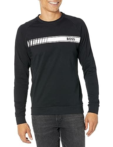 Image of BOSS Men's Authentic Sweatshirt, Black Grease, XXL