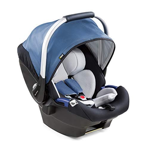 Image of Hauck Car Seat Group 0 + iPro Baby/Includes Reducer for Newborn/Sun Shade/from Birth to 85 cm (0-13 kg) / i-Size ECE R129 / Lightweight/Denim Blue