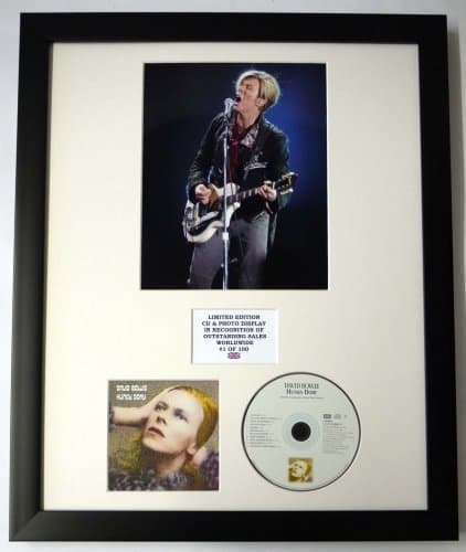 Image of DAVID BOWIE/PHOTO & CD DISPLAY LTD. EDITION OF THE ALBUM HUNKY DORY