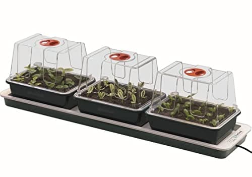 Image of Muddy Hands Trio Top Electric Heated Windowsill Propagator Plant Seed Tray