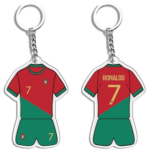 Image of YUNLIJIA Football 2026 Keyring Red Green Double Sided For Football Fan Watching The Game Men Sports Enthusiasts And Family Members Friend Fan Merchandise Automobiles Office Decorations
