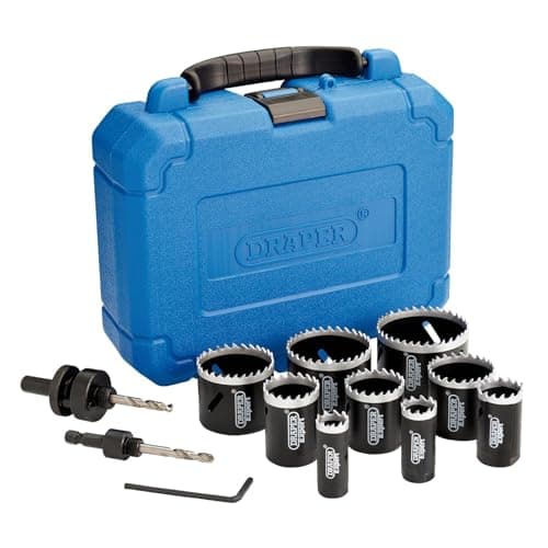 Image of Draper 08564 Cobalt Hole Saw Set (12 Piece)