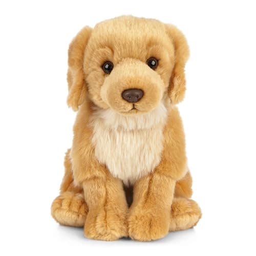 Image of Living Nature Golden Retriever Soft Toy – 20 cm Fluffy Realistic Dog Plush, Cuddly Stuffed Animal Gift for Kids & Babies