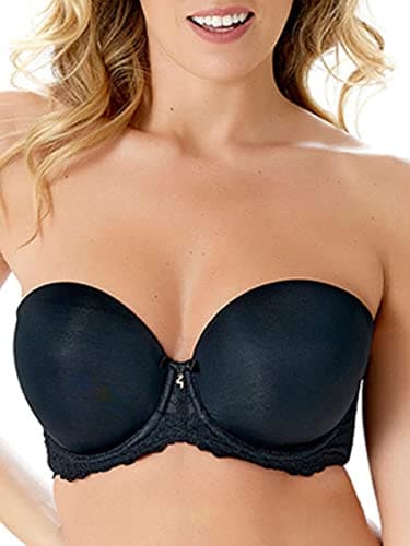 Image of Gossard Womens Superboost Lace Strapless Bra, Black, 36DD UK