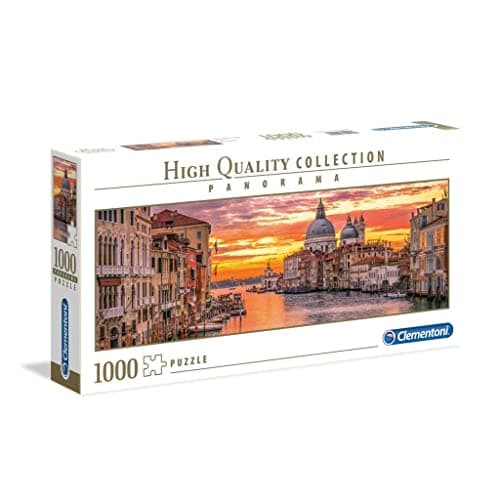 Image of Clementoni - 39426 - Collection Panorama Puzzle for Adults and Children- The Grand Canal - Venice - 1000 Pieces