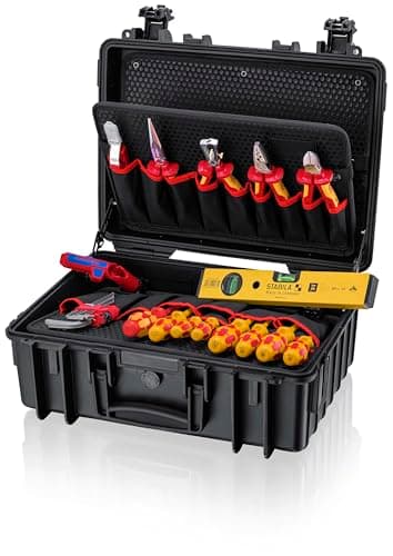 Image of KNIPEX Tool Case “Robust23 Start” Electric 24 Parts, 00 21 34 HL S2