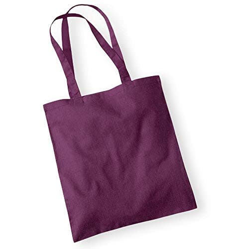 Image of Westford Mill W101 Bag for Life - Long Handles - Plum