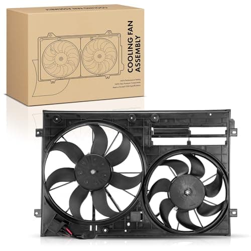 Image of Frankberg Radiator Fan 362mm Compatible with A3 8P1 1.2L-3.2L 2003-2012 Golf VI 5K1 1.2L-2.0L 2008-2013 P.a.s.s.a.t 3C2 1.4L 2009-2010 Replace# 1K0959455DT