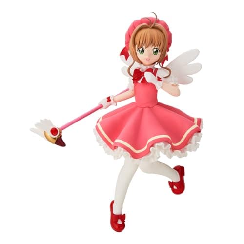Image of Banpresto Action Figure Sakura Kinomoto Cardcaptor Sakura Clow Card 20 cm, BP28647P Multicolor, Collectible Figure, Optimal for Anime Fans