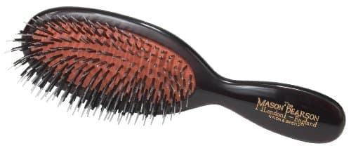 Image of Mason Pearson BN4 Boar Bristle Nylon Tufts Hairbrush, Pink