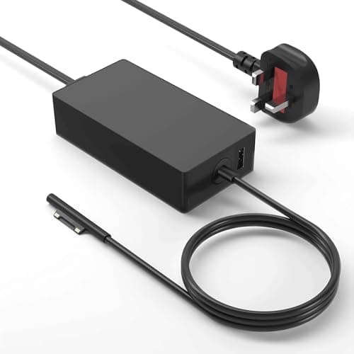 Image of SKOTSLYE 65W Laptop Charger Compatible with Microsoft Surface Pro Charger, Surface Pro 3/4/ 5/6/7/8/9/10/11/X, Surface Laptop 1/2/3/4/5/6/7 Surface Book 1/2 Surface Go 1/2/3