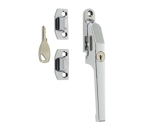 Image of Modern Locking Window Fastener JW78LPC - Polished Chrome