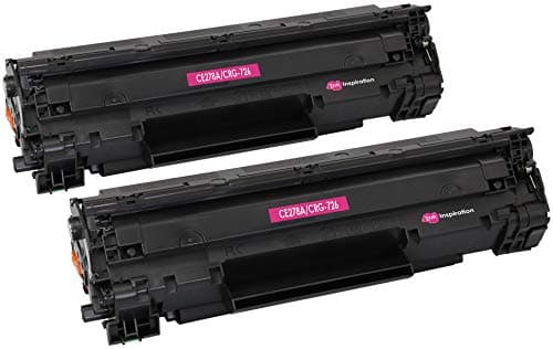 Image of 2 INK INSPIRATION® Compatible Laser Toner Cartridges for HP Laserjet Pro P1606 P1606DN P1600 P1560 P1566 M1536DNF M1536 MFP & Canon LBP-6200D | Replacement for HP CE278A & Canon CRG 726 | 2,100 Pages