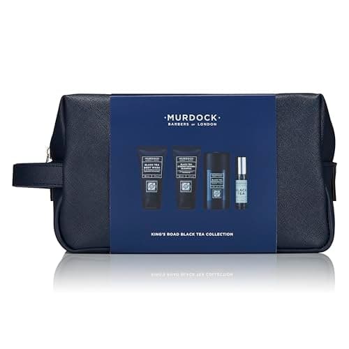 Image of Murdock London - King's Road Gift Set - 4 Iconic Hero Products - Black Tea Cologne, Deodorant, Body Wash, Shampoo - Vegan - For Him