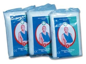 Image of Wallace Cameron Triangular Bandages Hard-wearing Compliance Reusable Ref 1805017 [Pack 6]