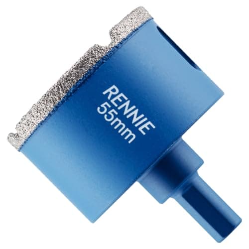 Image of 55mm Diamond Hole Saw Drill Bit With Tri Shank For Porcelain Tiles Ceramic Slate Stone Granite Marble Glass. Diamond Core Holesaw/Hole Cutter